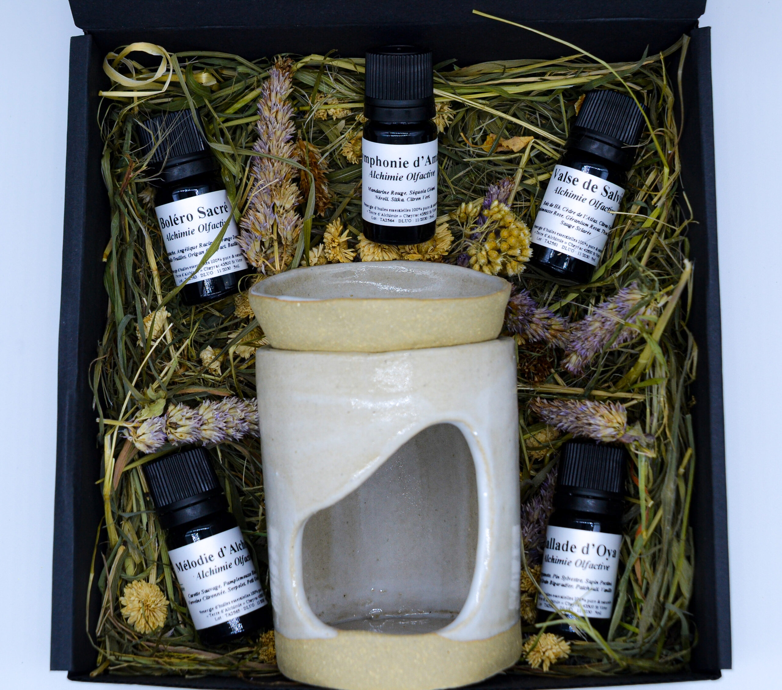 Coffret - 5 Alchimies Olfactives avec Diffuseur (au choix)